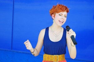 Although senior Lauren D'Anelli plans on auditioning for record labels soon, she also enjoys singing just for fun in her free time.<br />Photo Credit: Lauren D'Anelli