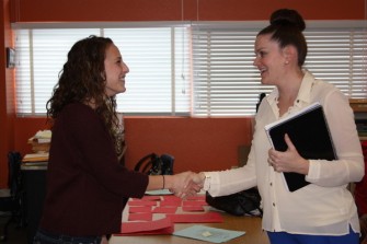 Making eye contact with teachers, employers, and, for some, parents is important to establish a sense of communication and respect.Photo Credit: Jordan Sutton