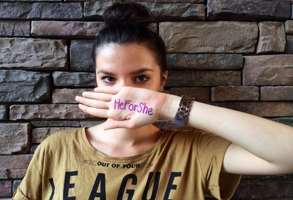 As a feminist myself, I was intrigued to hear about the HeForShe campaign.  Photo Credit: Rebecca Live