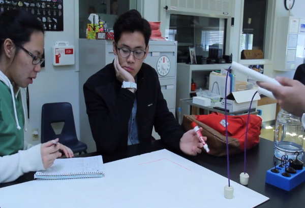 VIDEO: AP Physics students construct whirligig for circular motion