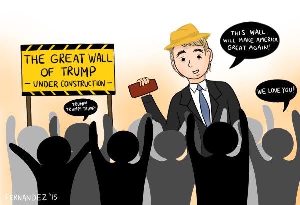 As one of his first orders of business as President, Donald Trump commences construction for the wall placed on the Mexican/U.S. border.

Photo Illustration by Gabi Fernandez