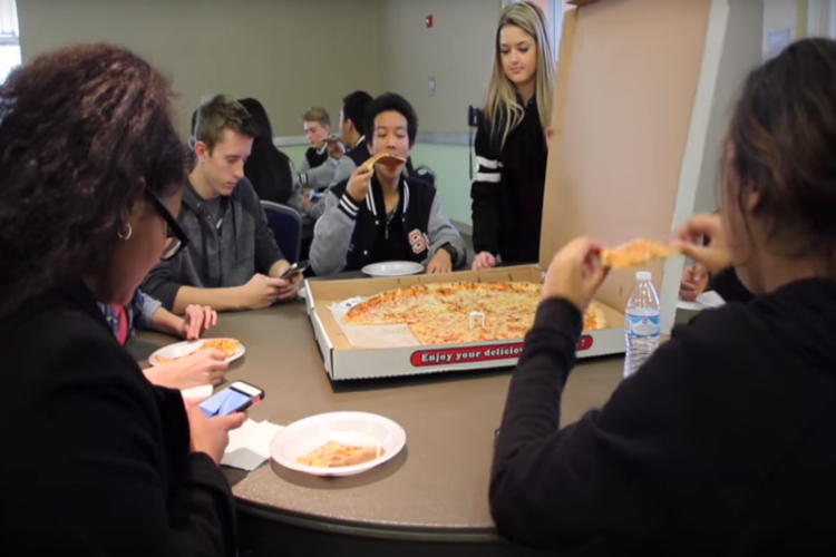 VIDEO: STUCO holds pizza party
