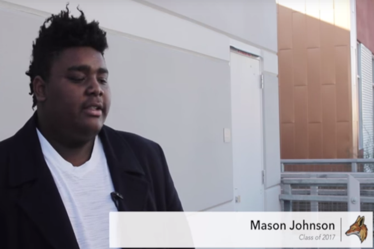 VIDEO: Mason Johnson creates unique art