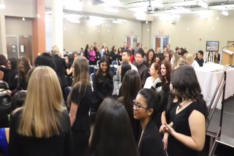 VIDEO: National Honor Society inducts new members