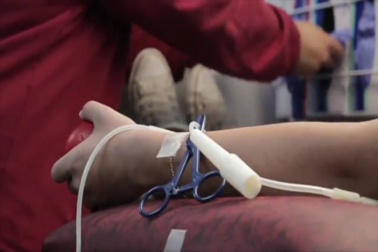VIDEO: Last blood drive of the year held.
