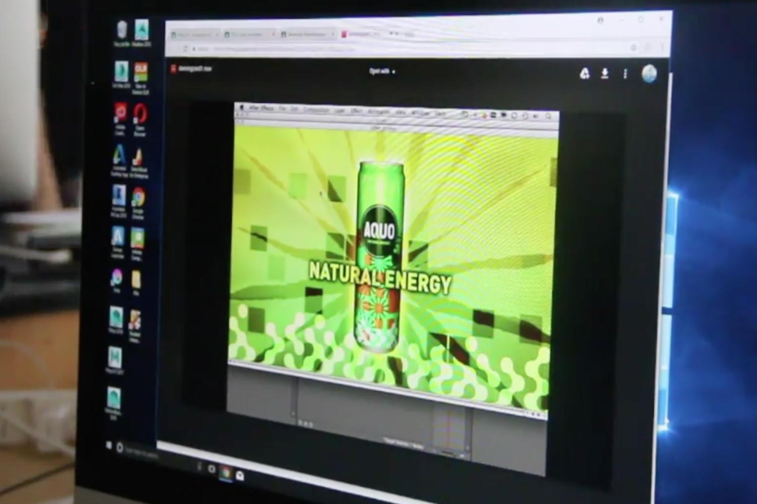 VIDEO: Animation students design beverage advertisements