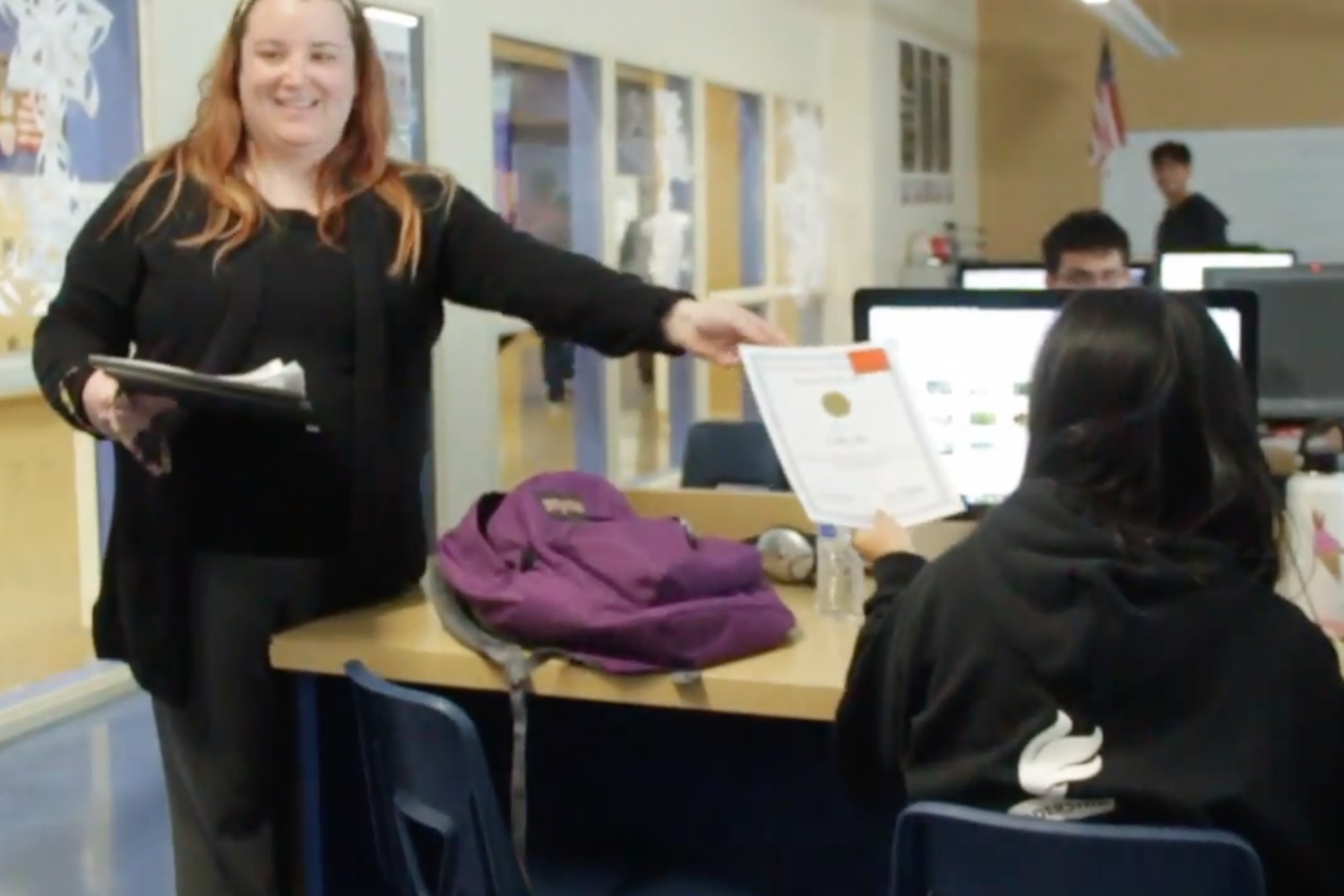 VIDEO: Students, teachers win Coyote of the Quarter