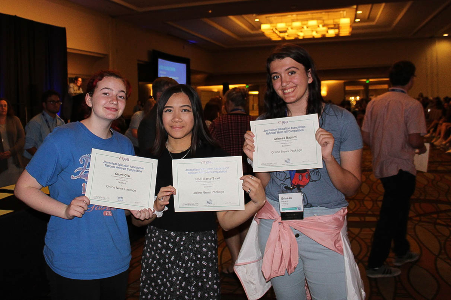 Journalism program takes home nine awards at JEA/NSPA Spring Convention