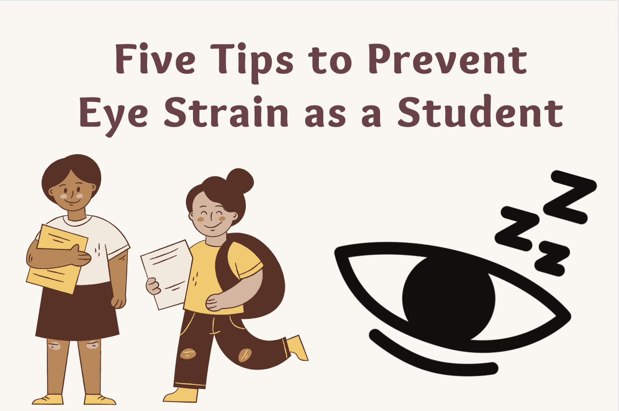 INFOGRAPHIC: Tips to Prevent Eye Strain as a Student
