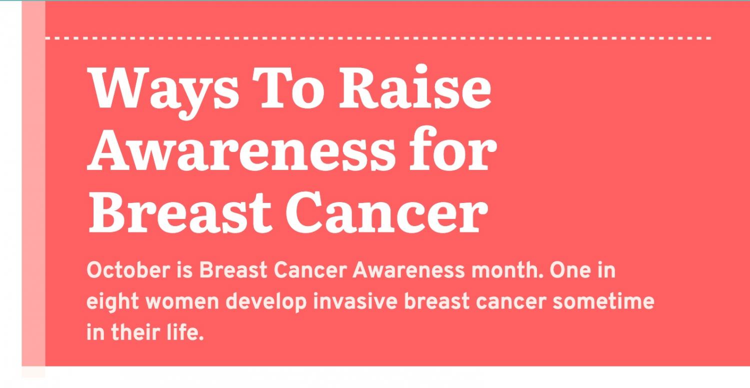 INFOGRAPHIC : Ways to Raise Awareness for Breast Cancer