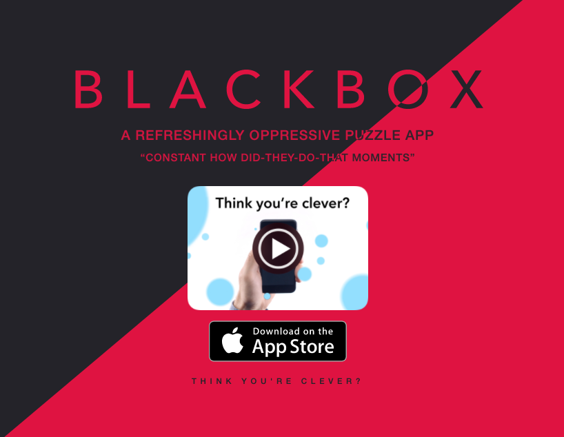 Blackbox, a puzzle game full of brain twisters and critical thinking is perfect for any logical and patient thinker.  Rating: C+ Photo Credit: Blackbox Puzzles
