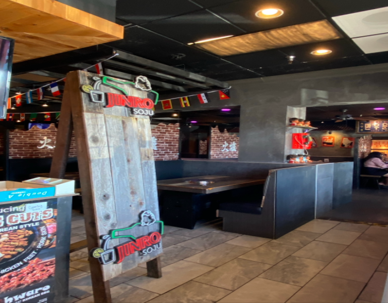  Dine in at Hwaro Korean BBQ to sample a variety of different meats. With R&B playing through the speakers and written notes on the wall from past customers, it creates a fun dining experience.  Rating: A- Photo Credit: Kamryn Baldenebro 
