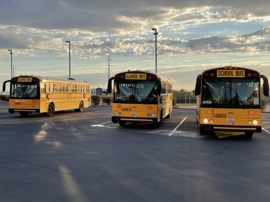 Waiting for the final school bell to ring, CCSD bus drivers leave every day at 1:35 p.m. Since August, bus drivers have continued to work through a number of increasingly violent attacks. “You never know what to expect now while you’re on the road,” bus driver Ramón Maravilla said. “CCSD has been trying to do their best and it’s hard for them to keep up.”
