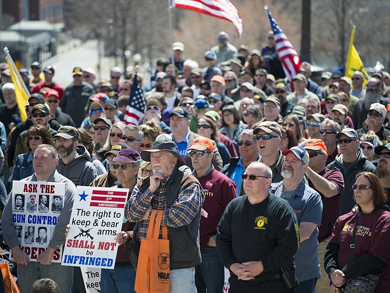 The debate against gun control is popular with millions of conservative Americans today. But the prevention of firearm safety throughout several states like Texas has time and time again led to violence and death. Crowd at rally against gun control at the Minnesota State Capitol © Fibonacci Blue, CC BY-NC-SA 2.0