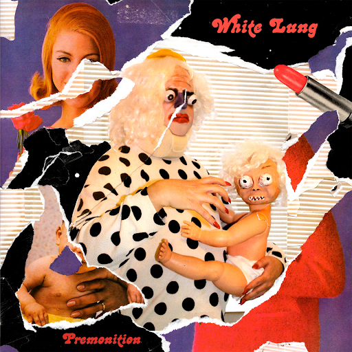 “Premonition” by White Lung is a generic rock album. Rating: C-  Art Courtesy of Domino Music