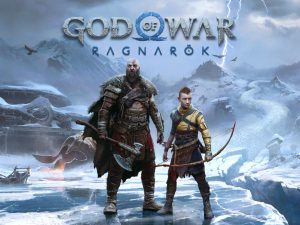 “God of War Ragnarök” is a beautiful game with a compelling story and historic references. Rating: A+ Art Credit: IGDB Press Kits