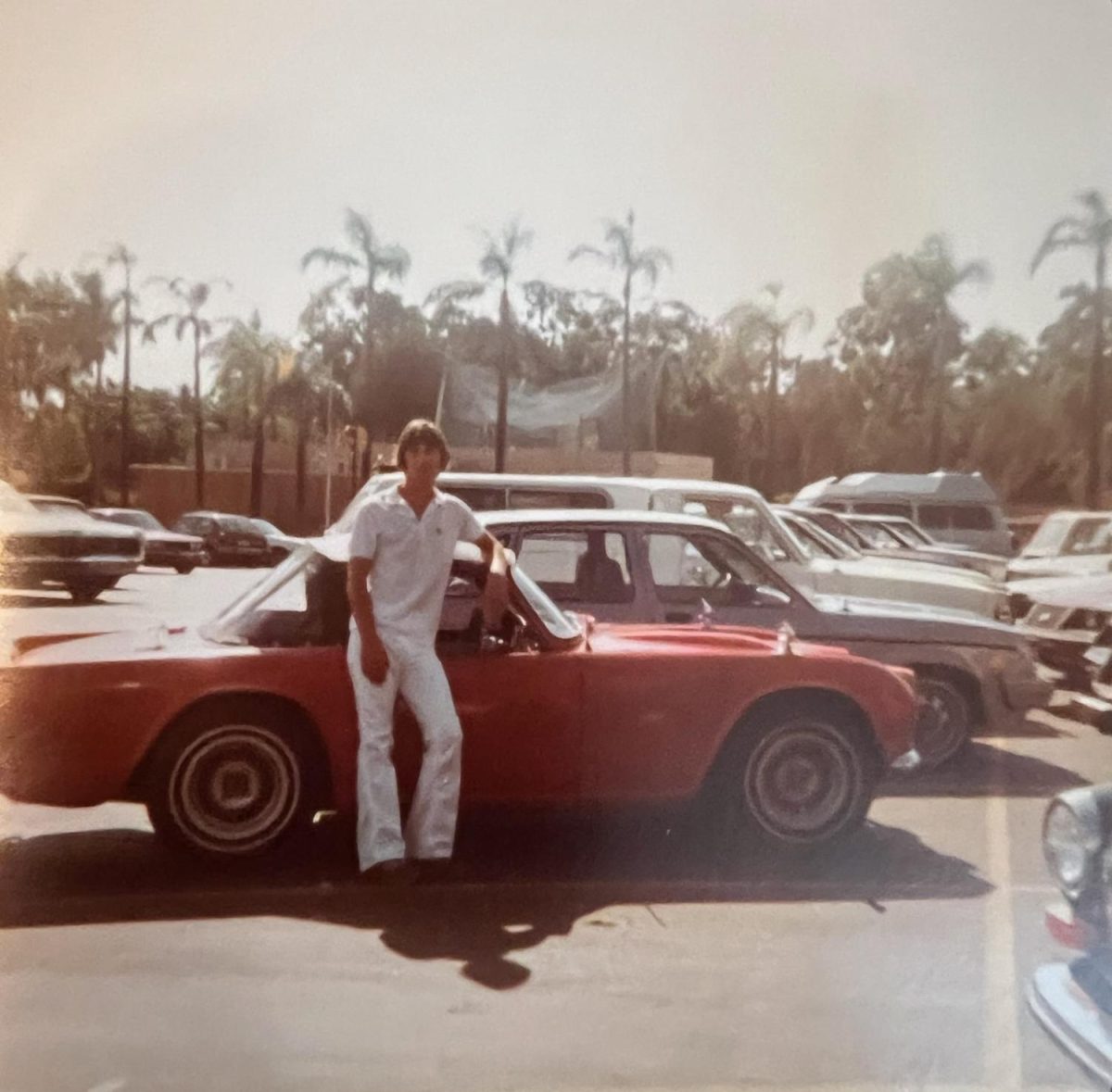 Janitor Darryl Bryant poses beside his rare 1964 TR4 in 1984. It was the first car he ever owned and considered a classic car at the time, and even more so now. “I’ve always been with cars,” Byrant said. “Back in my day when you were fifteen you had a drivers license. My parents bought me a 1964 TR4, it was broken, it didn’t have an engine, and I rebuilt it myself, that’s how I got into it. I’ve always loved cars, engines, things that go fast, in a straight line, 400 mph in about 2 seconds.” 