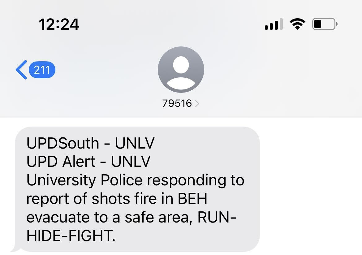 BREAKING NEWS: Mass shooting on UNLV campus