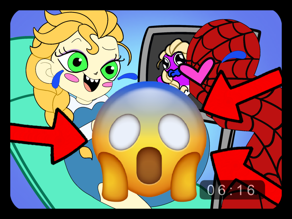 Disturbing thumbnails, similar to this depiction, illegally utilize licensed characters that are easily recognizable by small children in order to garner clicks. 
