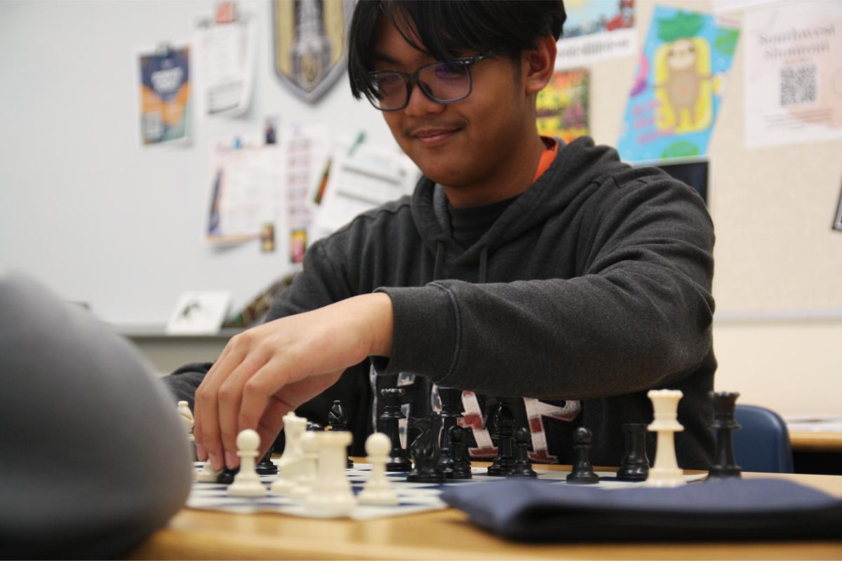 Students in chess club competed against each other in friendly matches and learned new strategies to improve at the game.