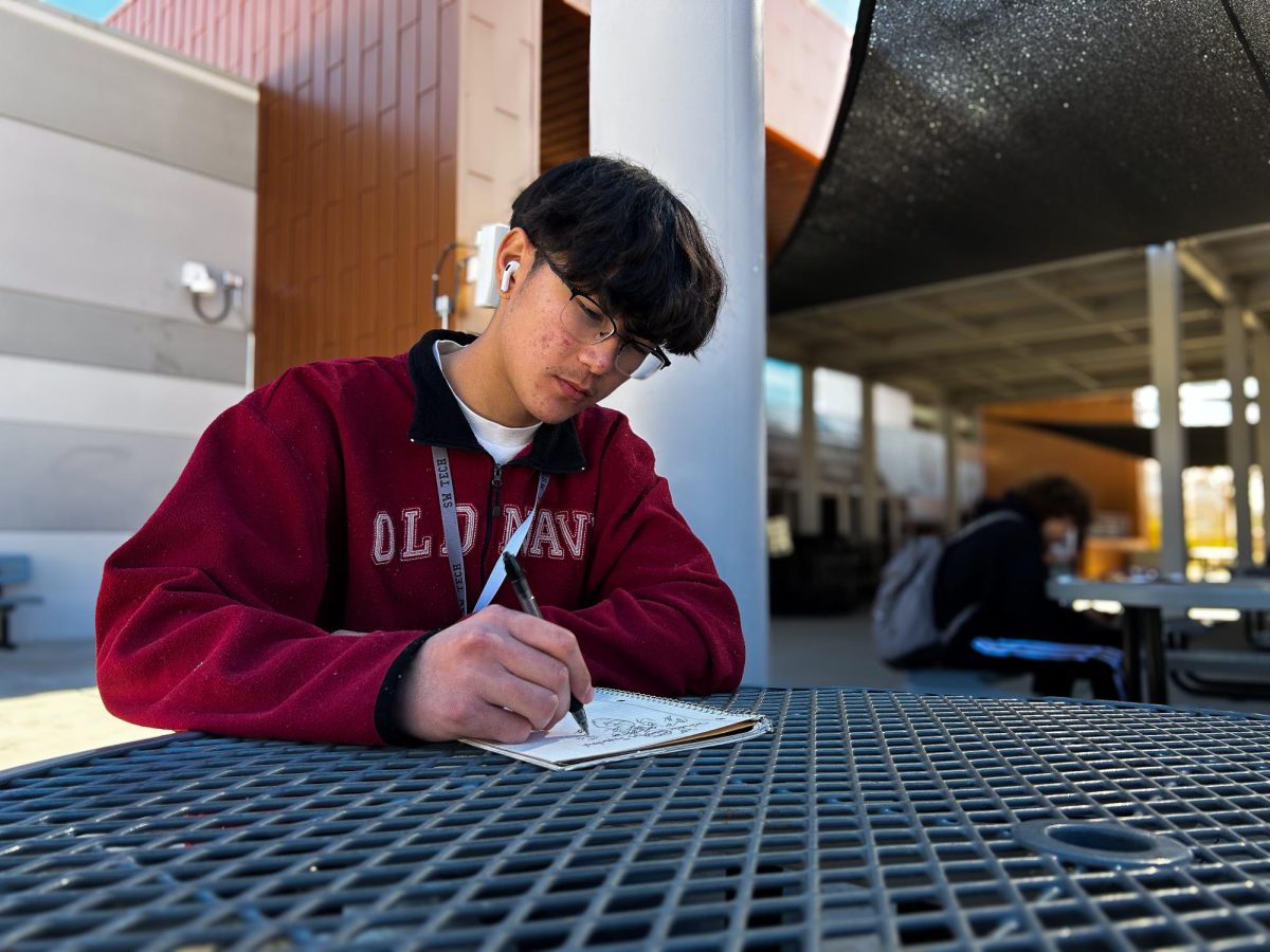 Managing the volleyball team, junior Liam Day takes his time carefully planning out each practice to give his team their best chances for success. Planning out practices ensured that the team was prepared the best they could to ensure optimal performance on the court. “Being able to notice the mistakes the team makes helps me be able to really focus on what they need to work on,” Day said. “If they shank a couple of balls, we’ll focus on passing. Or if they're not calling out during plays, we’ll work on communication. It’s all about figuring out what went wrong and using practice to fix it so we get better each day.”
