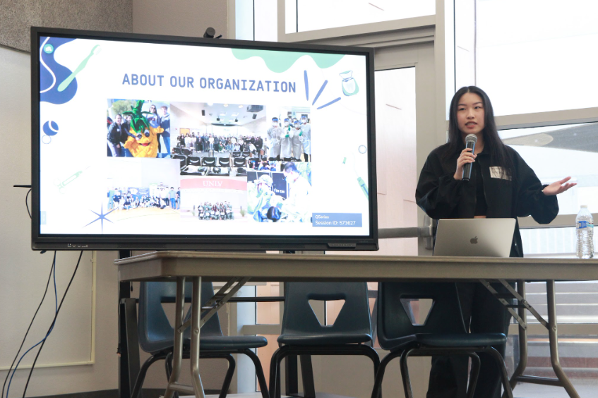 Speaking about the  organization, “Pre-dental Society” at UNLV, college senior Lilian Dinh discusses the organizations mission and purpose. She had been apart of the organization for a few years now. “My goal is to help future dental students get the exposure they need,” Dinh said. “This will help them as they proceed further in their career.”