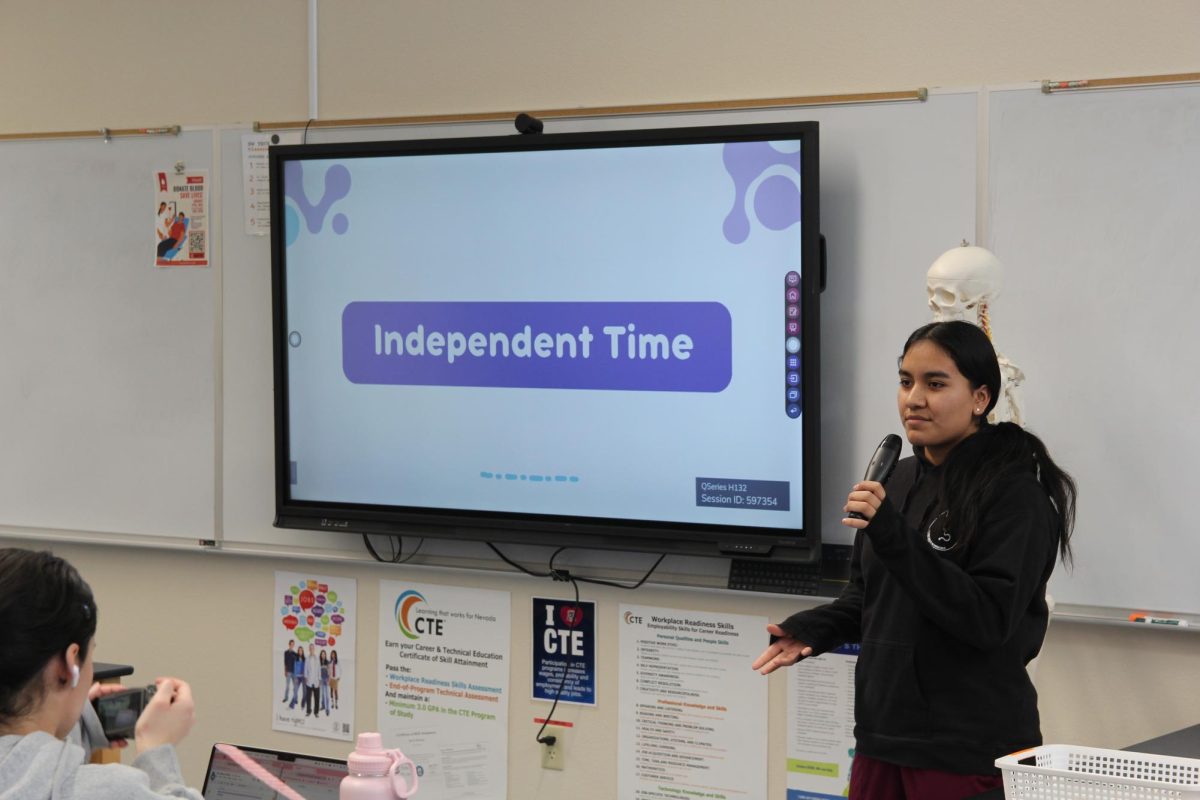 While prepping for SLC, HOSA held mandatory workshops throughout the month of February. SLC Coordinator Biridiana Magana Contreras said a few words to the competitors before releasing them to study for their events. "The challenges at SLC can vary," Contreras said. "If you're doing a knowledge test, the hardest part would be having consistent study habits. While with a skills test, it's a different situation because a lot of people got really nervous and that messed up their entire competition."
