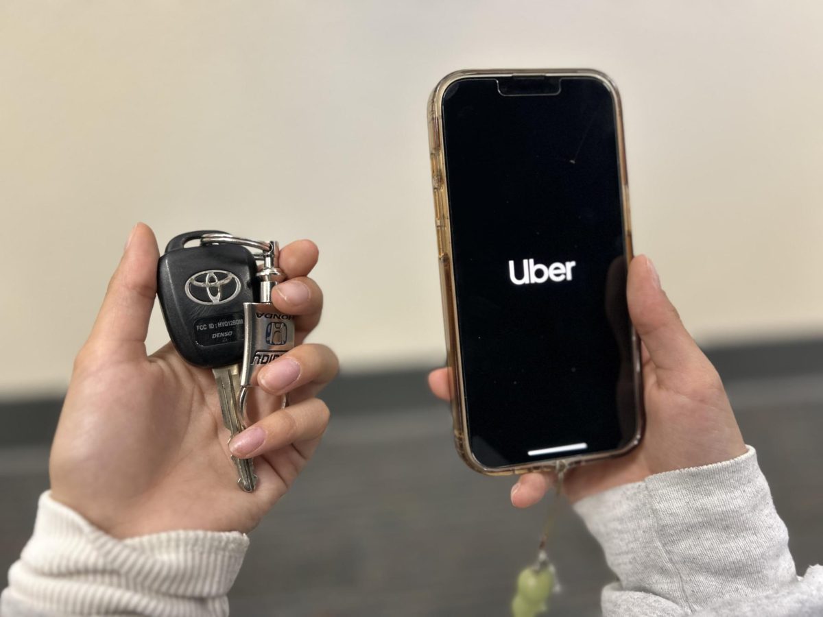 Weighing her options, senior Allyana Abao decides between going on a practice drive or calling an Uber. Though unlicensed, Abao has considered driving to be a significant milestone of teen independence despite alternatives that provide much easier solutions. 
“You're able to be independent and not rely on others,” Abao said. “You're able to get a job, get things that you need, go places you need to go. I have so many places that I want to go to and I ask [my family] for so much. I want to be independent to where they know that I can do things on my own, so they know that they don't have to be there for me.”