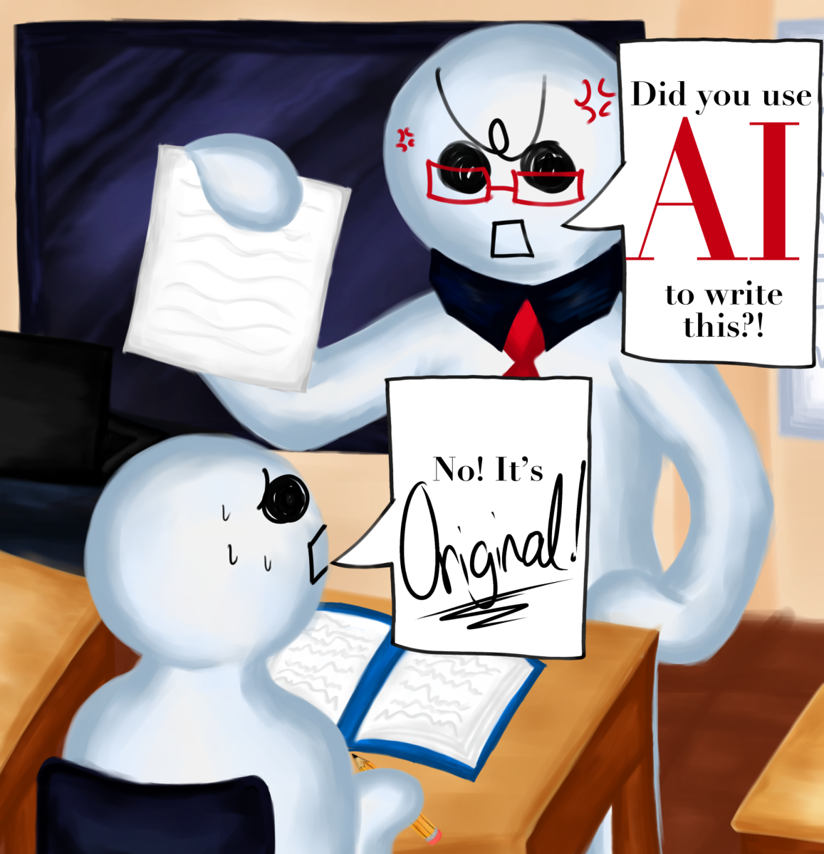 Students vs. AI