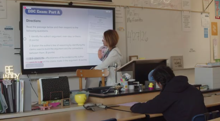 Students Review Material at AP Bootcamps