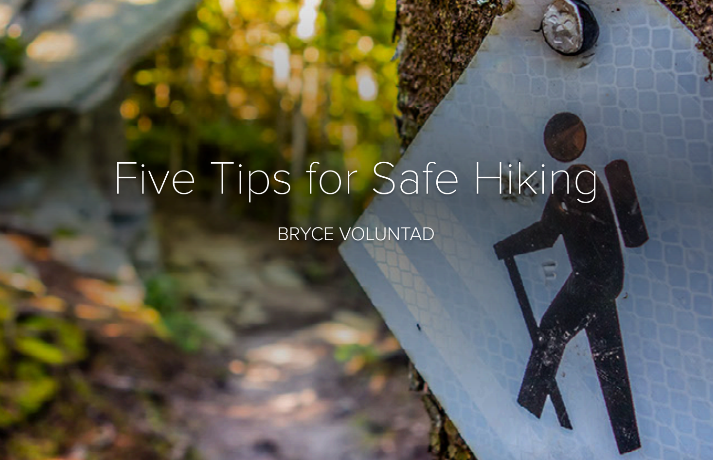 Five Tips for Safe Hiking